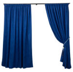 Hiko Set 2 draperii Hiko BASE albastru, cu rejansa (10012415)