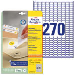 AVERY Etikett AVERY L4730REV-25 17, 8x10mm visszaszedhető 6750 címke/doboz 25 ív/doboz (L4730REV-25) - papir-bolt