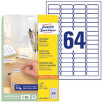 AVERY Etikett AVERY L6021REV-25 6021 45, 7x16, 9mm függőmappa címke 1600 címke/doboz 25 ív/doboz (L6021REV-25) - papir-bolt