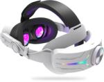 Vortex Virtual Reality VortexVR Elite curea de cap cu baterie de 12000 mAh | pentru Meta Quest 3 / 3S (VVR.C2PRO.STRAP.BATTERY.WHT.QUEST3.2024)