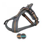 TRIXIE (-27%) Ham Fusion Touring, S-M: 45-54 cm 20 mm, Gri Grafit Portocaliu Papaya, 207530