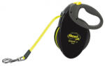 flexi Lesa Flexi Giant, Banda, S-M: 8 m 25 kg, Negru Galben Neon, 20927