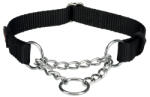 TRIXIE Zgarda Semistrangulanta, Premium, L-XL: 45-70 cm 25 mm, Negru, 202901