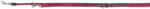 TRIXIE Lesa Cavo Coarda, Reglabila, S-M: 2 m 12 mm, Fucsia Grafit, 143511