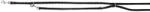 TRIXIE Lesa Cavo Coarda, Reglabila, S-M: 2 m 12 mm, Negru, 143501