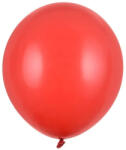 Partydeco Strong 17" (43cm-es) léggömb, Piros (LUFI950888)