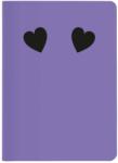 Nuuna jegyzetfüzet Give Me Your Heart S - lila Univerzális méret