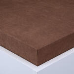 decoDoma Cearşaf cu elastic frotir EXCLUSIVE maro închis 160 x 200 cm