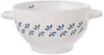 Orion Bol de supă din ceramică ALBASTRU CU IMPRIMEU, 0, 75 L Castron