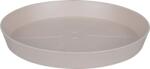 elho loft urban kerek virágcserép alátét 14 - Meleg szürke