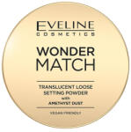 Eveline Cosmetics Pudra pulbere translucida cu praf de ametist Wonder Match, 6g, Eveline Cosmetics