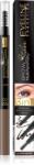 Eveline Cosmetics Creion de sprancene 3in1 Multifunction 02 Dark Brown, 1.2g, Eveline Cosmetics