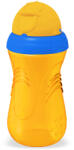 PUR Pahar sport cu pai +6 luni Portocaliu, 350ml, PUR