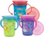 Nuby Wonder Cup decorat cu manere 360 grade +6 luni, 240ml, Nuby