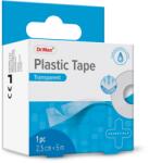 Dr. Max Plastic Tape transparent, 2.5cm x 5m