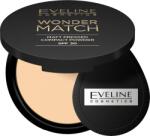 Eveline Cosmetics Pudra compacta mata cu SPF 30 Wonder Match, 02 Medium Beige, 8g, Eveline Cosmetics