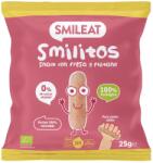 Smileat Pufuleti Smilitos cu ulei de masline & banane si capsuni +6 luni Bio, 25g, Smileat