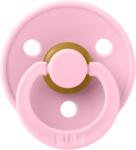 BIBS Suzeta din latex cu tetina rotunda 0 luni+ Colour Baby Pink, 1 bucata, Bibs