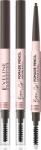 Eveline Cosmetics Creion de sprancene Brow & Go Pomade Dark Brown, 4g, Eveline Cosmetics