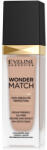 Eveline Cosmetics Fond de ten Wonder Match 12 Light Natural, 30ml, Eveline Cosmetics