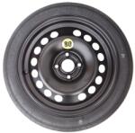 Extradeon Készlet - Mankókerék + Kerékkulcs + Hévér + Tároló a Hévérhez NISSAN NOTE E11 125/70 R15 4x100 CB60.1