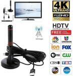 Smart Technology Цифрова антена с усилвател Smart Technology DVB-T2, Магнитна основа, 30dbi (Smart Technology DVB-T2)