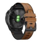 Gigapack Garmin Fenix Pótszíj, bőr hatású, barna (GP-149247) (GP-149247)
