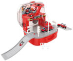 Wiky Tűzoltóállomás készlet bőröndben, lifttel + 2 db autó + 1 db helikopter 44 x 17 x 19 cm (037670)