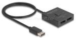 Delock DisplayPort kapcsoló 2 az 1-ben Kétirányú 8K (DL18906) (DL18906)