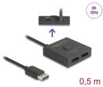 Delock 18906 DisplayPort kapcsoló 2 az 1-ben Kétirányú 8K (18906)