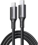 UGREEN Cablu de date si incarcare UGREEN USB-C to USB-C PD Fast Charging Cable, USB-C la USB-C, 1 m, Negru (UG-15373)