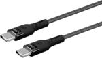 SAVIO USB 2.0 Type-C/Type-C összekötő kábel, 1 méter, fekete (CL-150) (SAVIO CL-150)