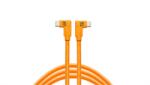 Tether Tools CUC15RT2RT-ORG TetherPro Dual Right-Angle USB-C narancs kábel (CUC15RT2RT-ORG)