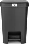 Brabantia StepUp pedálos szemetes - sötét szürke 25L (800269)
