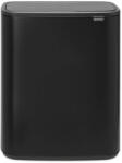 Brabantia Bo Touch Bin XXL nyomófedeles szelektív szemetes - matt fekete 2x30L (221484)