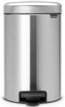 Brabantia NewIcon pedálos szemetes - rozsdamentes acél, selyem 12L (113604)