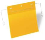 DURABLE Logisztikai zseb, A5, fekvő, DURABLE, dróttal, sárga (DB175204) - iroda24