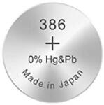 GP Batteries Elem, gombelem, SR43, V386, SR43W, 1, 55V ezüst oxid, B3386F 11, 6*4, 2mm (GP-386)