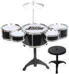 Magic Toys Jazz Drum 6 részes játék dobfelszerelés állványon dobszékkel