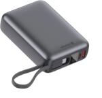 SWISSTEN 20000 mAh 45 W integrált USB-C kábellel - asztroezüst (22013976)