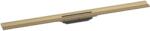 Hansgrohe RainDrain Flex - Rigolă liniară de duș cu grătar din inox 1000, montare pe perete, opțiune scurtare, bronz periat 56053140 (56053140)