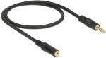 Delock Cablu prelungitor audio Delock cu 4 mufe / mufe jack stereo de 3, 5 mm pentru dispozitive Iphone,