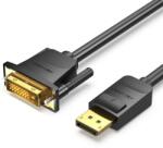 Vention Displayport - DVI, (fekete), 1, 5m, kábel