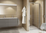 SanSwiss Usa batanta pentru cabina dus, sticla securizata + aluminiu, Sanswiss (TOPP09005007)