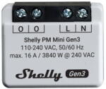 Shelly Releu inteligent PM Mini Gen3, Wireless, 16 A, Alb (37657) - pcone