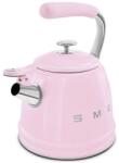Smeg CKLW2001PK - SMEG VÍZFORRALÓ TEÁSKANNA, retro, síppal, rózsaszín (CKLW2001PK)