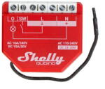 Shelly Releu inteligent Qubino Wave1PM, 0.3 W, Wireless, Rosu (37660) - pcone