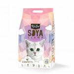 Kit Cat Soya Clump Confetti Szójaalom 7L 2.5kg (Kit Cat żwirek sojowy 7l confetti)