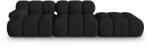Micadoni Canapea modulara Bellis cu 3 locuri si tapiterie din tesatura 3D, negru (MIC_SET3R_191_F1_BELLIS7) Canapea