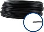 ROMCAB Conductor Unifilar Cupru Rigid FY 1x0, 5 negru (H05V-U) Manta din PVC - 300/500 V - colac 100m (FY 0,5 negru)